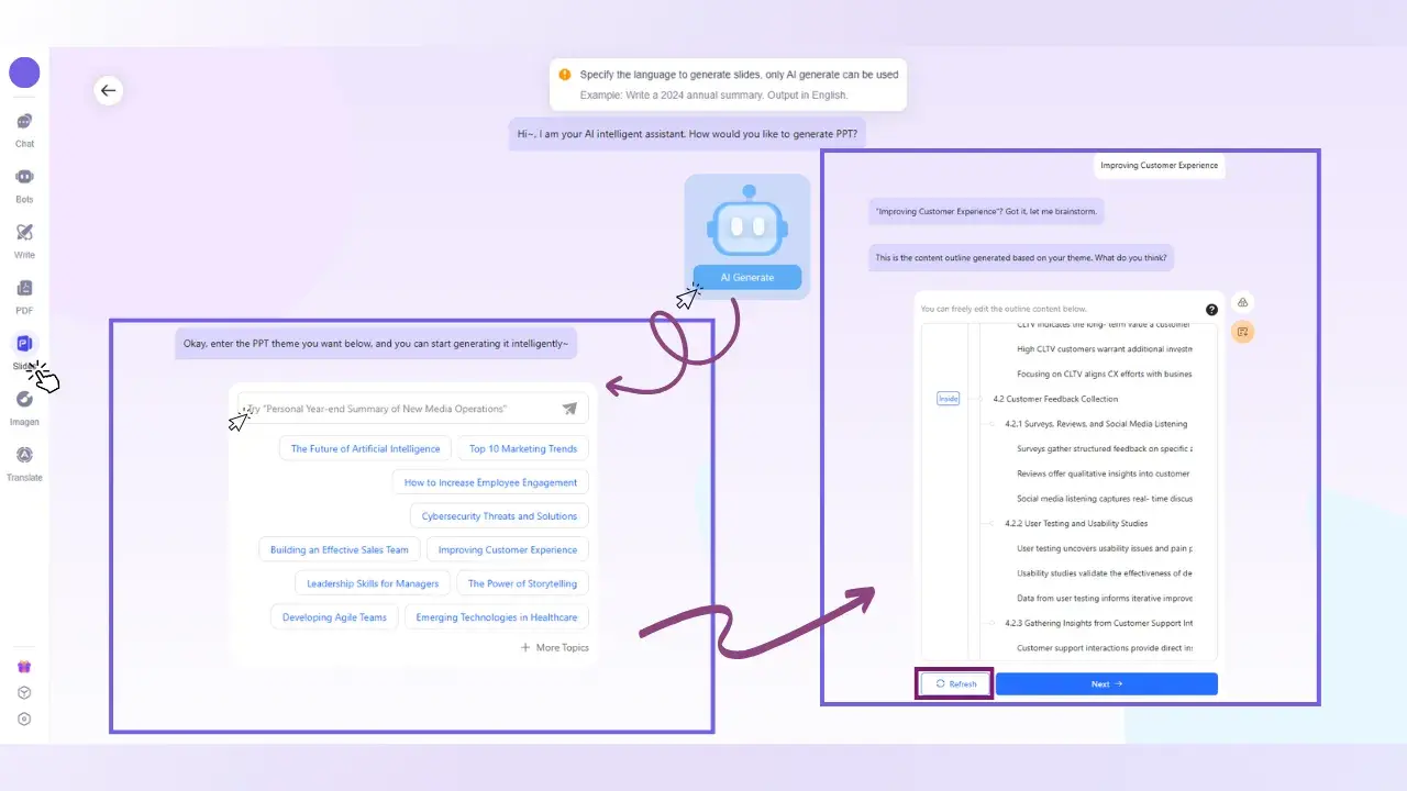 Automatic Outline Generation