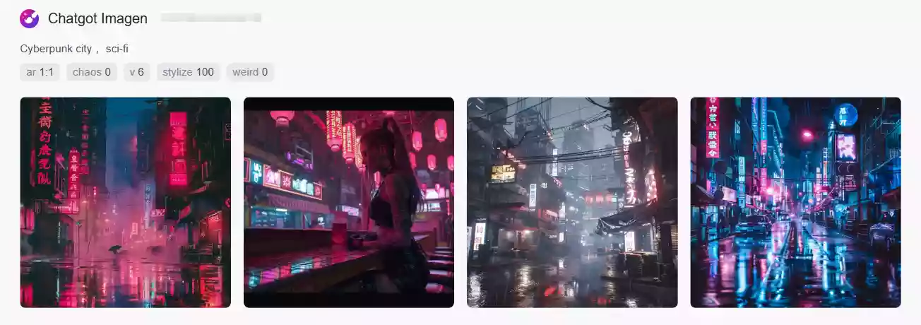 Cyberpunk Cityscape Image Generation